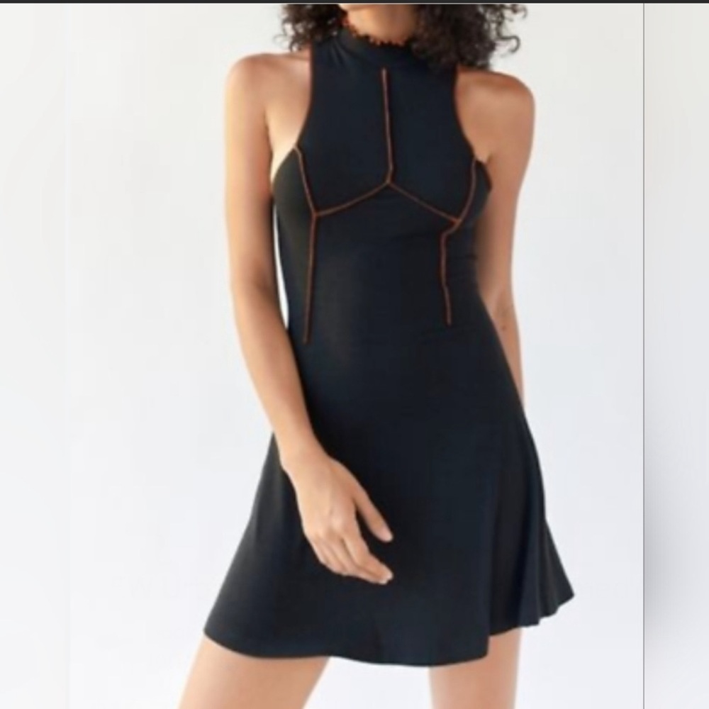 Urban Outfitters Deja Seamed Mini in Black! New with Tags!!